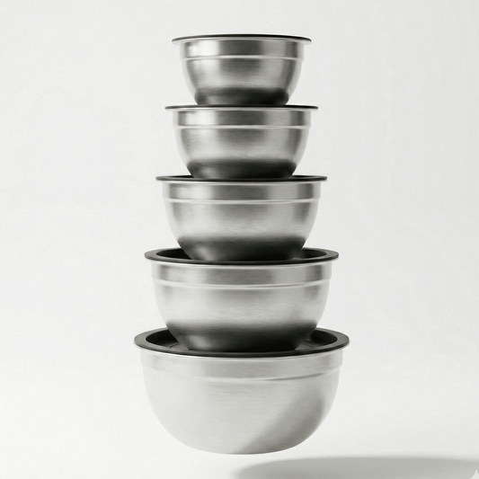 5 Bols Menagers + 5 Couvercle - Luxormarket