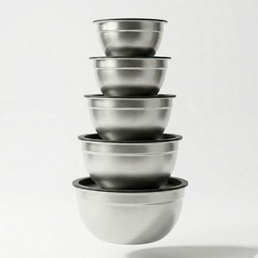 5 Bols Menagers + 5 Couvercle