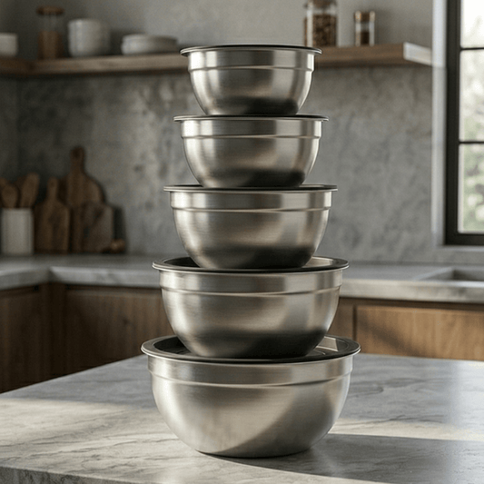 5 Bols Menagers + 5 Couvercle - Luxormarket