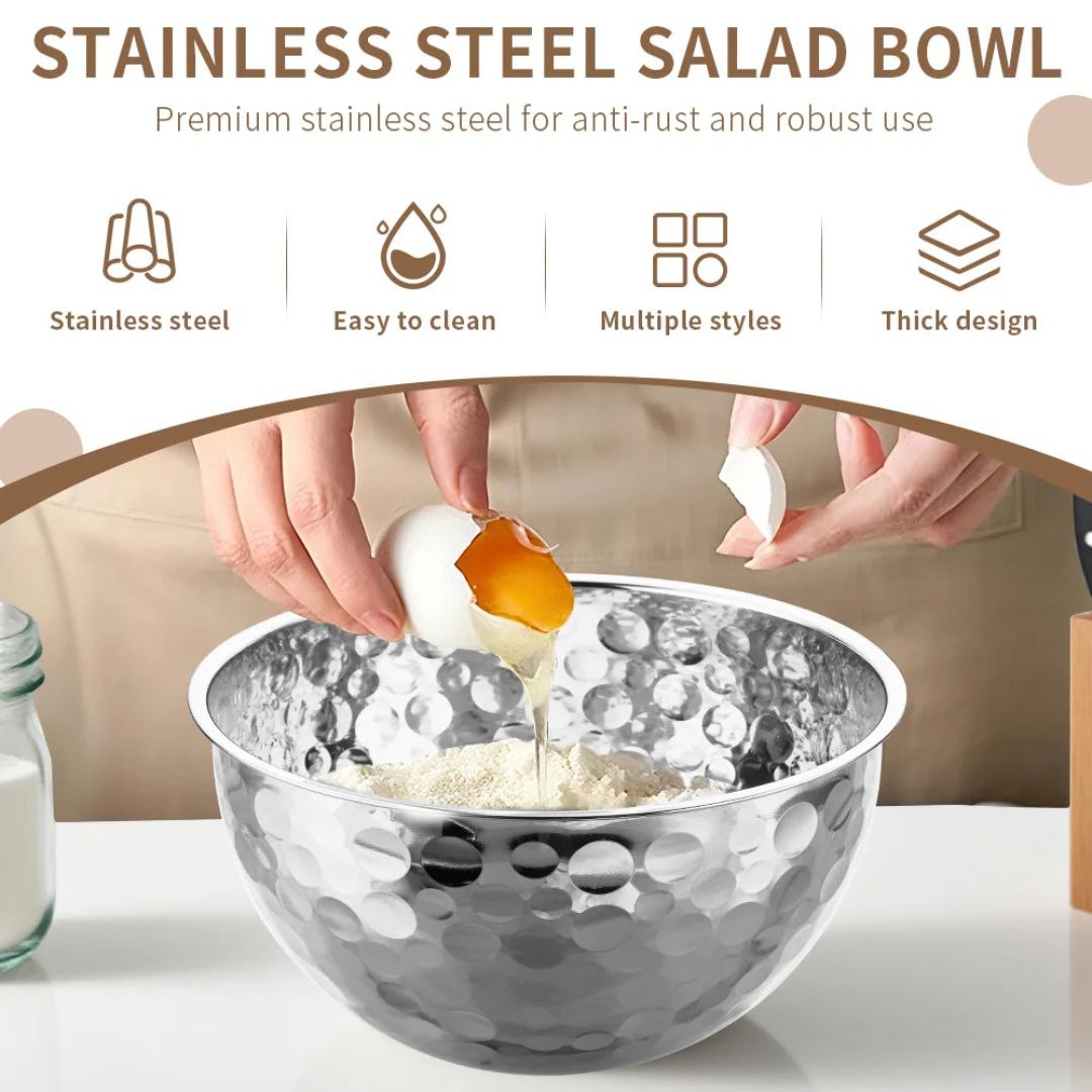 Pack 7 Bols Dore Martele + 7 Covercle - Luxormarket