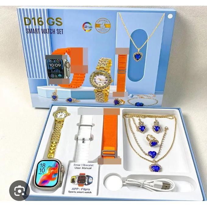D16 GS Smart Watch Set – Élégance et Technologie - Luxormarket