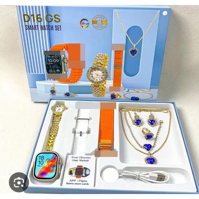 D16 GS Smart Watch Set – Élégance et Technologie - Luxormarket