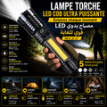 Geant Lampe Torche LED COB Liser Ultra Puissante