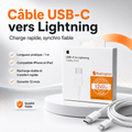 USB-C to Lightning Cable (1m)