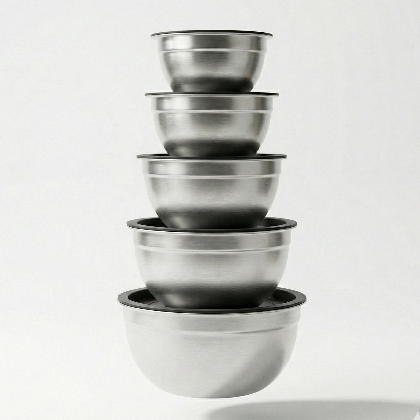 5 Bols Menagers + 5 Couvercle