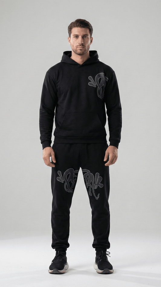 🖤 HOODIE + PANTALON GRAPHIC Black Edition - Luxormarket